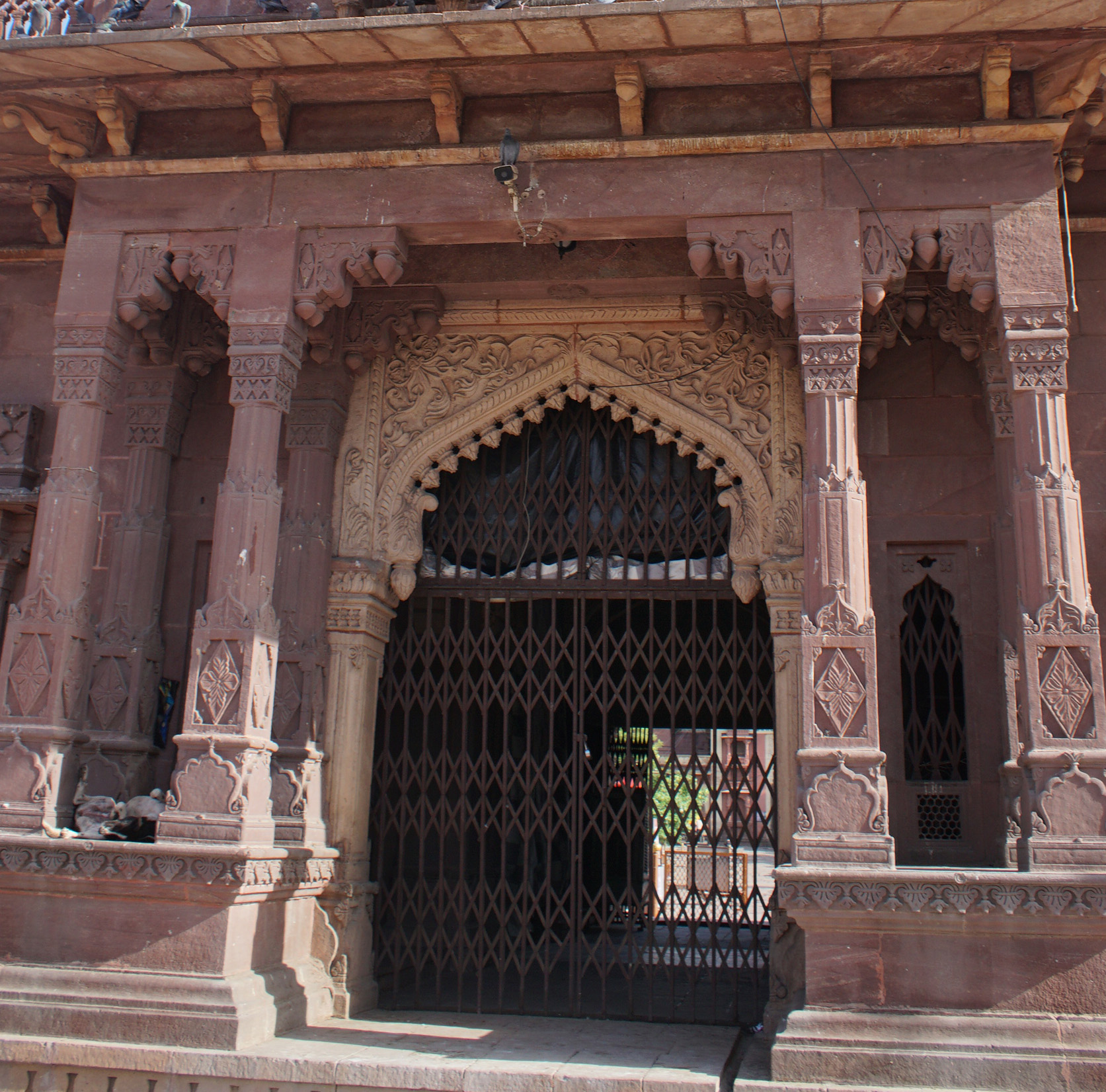 Cusped Arches at the base of the tower
